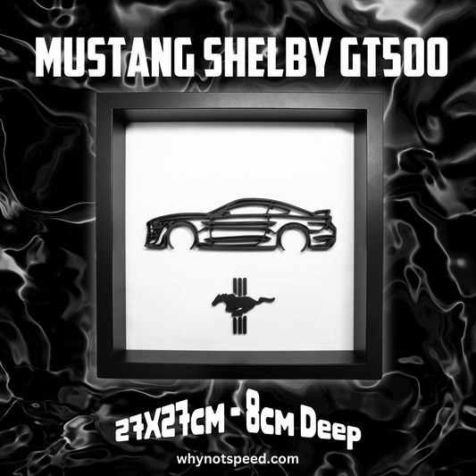Mustang Shelby GT500 3D Poster