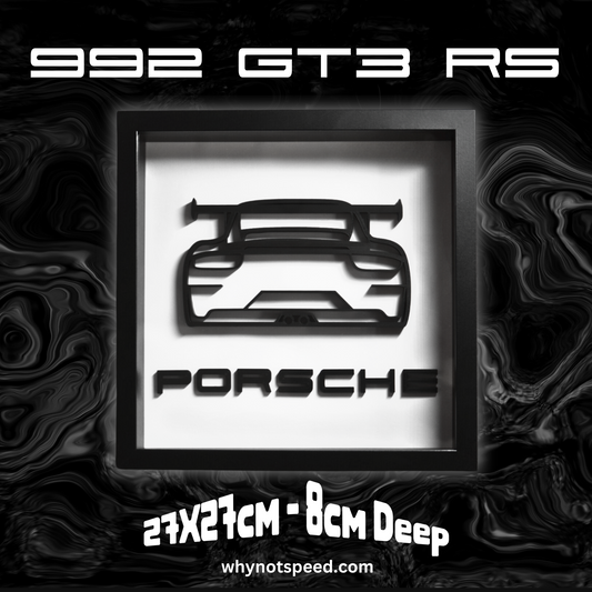 Porsche 911 GT3RS 3D Poster